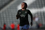 26 June 2025; Jessie Stapleton of Republic of Ireland before the women's international friendly match between the USA and Republic of Ireland at Dick’s Sporting Goods Park in Commerce City, Colorado, USA. Photo by Stephen McCarthy/Sportsfile