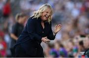 26 June 2025; United States head coach Emma Hayes during the women's international friendly match between the USA and Republic of Ireland at Dick’s Sporting Goods Park in Commerce City, Colorado, USA. Photo by Stephen McCarthy/Sportsfile
