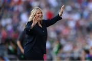26 June 2025; United States head coach Emma Hayes during the women's international friendly match between the USA and Republic of Ireland at Dick’s Sporting Goods Park in Commerce City, Colorado, USA. Photo by Stephen McCarthy/Sportsfile