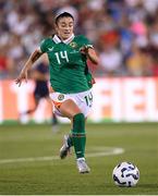 26 June 2025; Marissa Sheva of Republic of Ireland during the women's international friendly match between the USA and Republic of Ireland at Dick’s Sporting Goods Park in Commerce City, Colorado, USA. Photo by Stephen McCarthy/Sportsfile