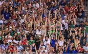 26 June 2025; Supporters of Emily Murphy of Republic of Ireland participate in a 'mexican wave' during the women's international friendly match between the USA and Republic of Ireland at Dick’s Sporting Goods Park in Commerce City, Colorado, USA. Photo by Stephen McCarthy/Sportsfile