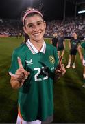 26 June 2025; Erin Healy of Republic of Ireland after the women's international friendly match between the USA and Republic of Ireland at Dick’s Sporting Goods Park in Commerce City, Colorado, USA. Photo by Stephen McCarthy/Sportsfile