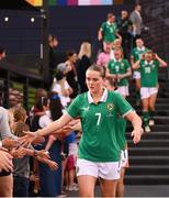 26 June 2025; Tyler Toland of Republic of Ireland before the women's international friendly match between the USA and Republic of Ireland at Dick’s Sporting Goods Park in Commerce City, Colorado, USA. Photo by Stephen McCarthy/Sportsfile