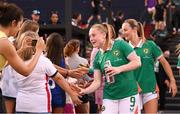 26 June 2025; Amber Barrett of Republic of Ireland before the women's international friendly match between the USA and Republic of Ireland at Dick’s Sporting Goods Park in Commerce City, Colorado, USA. Photo by Stephen McCarthy/Sportsfile