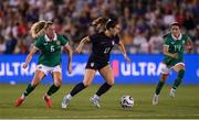 26 June 2025; Sam Coffey of United States and Megan Connolly of Republic of Ireland during the women's international friendly match between the USA and Republic of Ireland at Dick’s Sporting Goods Park in Commerce City, Colorado, USA. Photo by Stephen McCarthy/Sportsfile
