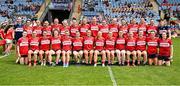 21 June 2025; The Cork squad before the TG4 All-Ireland Ladies Football Senior Championship Round 2 match between Mayo and Cork at Hastings Insurance MacHale Park in Castlebar, Mayo. Photo by Piaras Ó Mídheach/Sportsfile
