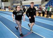 27 June 2025; Competitors during the Fitness Inclusion Games by IWA at the Sport Ireland Indoor Arena on the National Sports Campus in Dublin. Photo by David Fitzgerald/Sportsfile