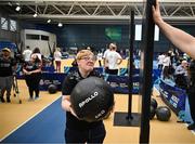 27 June 2025; Competitors during the Fitness Inclusion Games by IWA at the Sport Ireland Indoor Arena on the National Sports Campus in Dublin. Photo by David Fitzgerald/Sportsfile