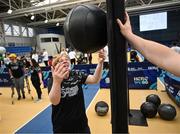 27 June 2025; Competitors during the Fitness Inclusion Games by IWA at the Sport Ireland Indoor Arena on the National Sports Campus in Dublin. Photo by David Fitzgerald/Sportsfile