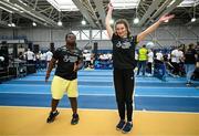 27 June 2025; Competitors during the Fitness Inclusion Games by IWA at the Sport Ireland Indoor Arena on the National Sports Campus in Dublin. Photo by David Fitzgerald/Sportsfile