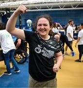 27 June 2025; Competitors during the Fitness Inclusion Games by IWA at the Sport Ireland Indoor Arena on the National Sports Campus in Dublin. Photo by David Fitzgerald/Sportsfile