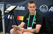 26 June 2025; Republic of Ireland's STATSports analyst Ronan Molloy during the women's international friendly match between the USA and Republic of Ireland at Dick’s Sporting Goods Park in Commerce City, Colorado, USA. Photo by Stephen McCarthy/Sportsfile