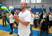 27 June 2025; Comedian Rory O'Connor after the Fitness Inclusion Games by IWA at the Sport Ireland Indoor Arena on the National Sports Campus in Dublin. Photo by David Fitzgerald/Sportsfile