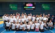 27 June 2025; Volunteers after the Fitness Inclusion Games by IWA at the Sport Ireland Indoor Arena on the National Sports Campus in Dublin. Photo by David Fitzgerald/Sportsfile