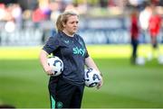 26 June 2025; Assistant coach Charlotte Healy during the women's international friendly match between the USA and Republic of Ireland at Dick’s Sporting Goods Park in Commerce City, Colorado, USA. Photo by Stephen McCarthy/Sportsfile