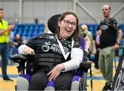 27 June 2025; Competitors receive their medals after the Fitness Inclusion Games by IWA at the Sport Ireland Indoor Arena on the National Sports Campus in Dublin. Photo by David Fitzgerald/Sportsfile