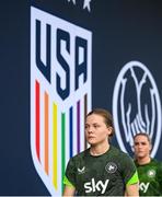 26 June 2025; Emily Murphy of Republic of Ireland before the women's international friendly match between the USA and Republic of Ireland at Dick’s Sporting Goods Park in Commerce City, Colorado, USA. Photo by Stephen McCarthy/Sportsfile