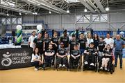 27 June 2025; Competitors before the Fitness Inclusion Games by IWA at the Sport Ireland Indoor Arena on the National Sports Campus in Dublin. Photo by David Fitzgerald/Sportsfile