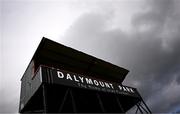 27 June 2025; The camera gantry before the SSE Airtricity Men's Premier Division match between Bohemians and Sligo Rovers at Dalymount Park in Dublin. Photo by Seb Daly/Sportsfile