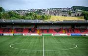 27 June 2025; A general view of the Ryan McBride Brandywell Stadium before the SSE Airtricity Men's Premier Division match between Derry City and Drogheda United at The Ryan McBride Brandywell Stadium in Derry. Photo by Shauna Clinton/Sportsfile
