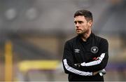 27 June 2025; Sligo Rovers manager John Russell before the SSE Airtricity Men's Premier Division match between Bohemians and Sligo Rovers at Dalymount Park in Dublin. Photo by Seb Daly/Sportsfile