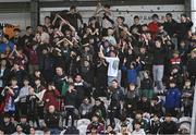 27 June 2025; Galway United supporters during the SSE Airtricity Men's Premier Division match between Galway United and Shelbourne at Eamonn Deacy Park in Galway. Photo by Piaras Ó Mídheach/Sportsfile