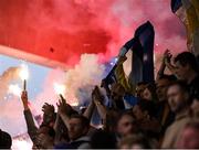 27 June 2025; Waterford supporters during the SSE Airtricity Men's Premier Division match between Shamrock Rovers and Waterford at Tallaght Stadium in Dublin. Photo by Thomas Flinkow/Sportsfile