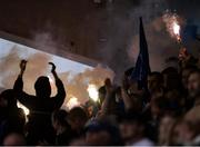 27 June 2025; Waterford supporters during the SSE Airtricity Men's Premier Division match between Shamrock Rovers and Waterford at Tallaght Stadium in Dublin. Photo by Thomas Flinkow/Sportsfile