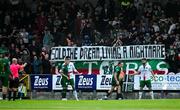 27 June 2025; Cork City supporters during the SSE Airtricity Men's Premier Division match between Cork City and St Patrick's Athletic at Turner's Cross in Cork. Photo by Brendan Moran/Sportsfile