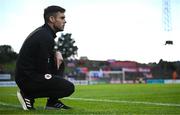 27 June 2025; Sligo Rovers manager John Russell during the SSE Airtricity Men's Premier Division match between Bohemians and Sligo Rovers at Dalymount Park in Dublin. Photo by Seb Daly/Sportsfile