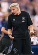 26 June 2025; Republic of Ireland head coach Carla Ward during the women's international friendly match between the USA and Republic of Ireland at Dick’s Sporting Goods Park in Commerce City, Colorado, USA. Photo by Stephen McCarthy/Sportsfile