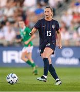 26 June 2025; Claire Hutton of United States during the women's international friendly match between the USA and Republic of Ireland at Dick’s Sporting Goods Park in Commerce City, Colorado, USA. Photo by Stephen McCarthy/Sportsfile