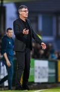 27 June 2025; St Patrick's Athletic manager Stephen Kenny during the SSE Airtricity Men's Premier Division match between Cork City and St Patrick's Athletic at Turner's Cross in Cork. Photo by Brendan Moran/Sportsfile