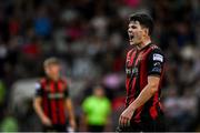 27 June 2025; James Clarke of Bohemians during the SSE Airtricity Men's Premier Division match between Bohemians and Sligo Rovers at Dalymount Park in Dublin. Photo by Seb Daly/Sportsfile