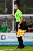 27 June 2025; Assistant referee Fintan Butler during the SSE Airtricity Men's Premier Division match between Bohemians and Sligo Rovers at Dalymount Park in Dublin. Photo by Seb Daly/Sportsfile