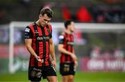 27 June 2025; Dayle Rooney of Bohemians during the SSE Airtricity Men's Premier Division match between Bohemians and Sligo Rovers at Dalymount Park in Dublin. Photo by Seb Daly/Sportsfile