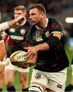 28 June 2025; Tadhg Beirne of British & Irish Lions warms up before the tour match between Western Force and the British & Irish Lions at Optus Stadium in Perth, Australia. Photo by Steve Christo/Sportsfile