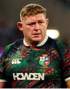 28 June 2025; Tadhg Furlong of British & Irish Lions warms up before the tour match between Western Force and the British & Irish Lions at Optus Stadium in Perth, Australia. Photo by Steve Christo/Sportsfile