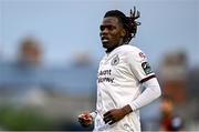 27 June 2025; Wilson Waweru of Sligo Rovers during the SSE Airtricity Men's Premier Division match between Bohemians and Sligo Rovers at Dalymount Park in Dublin. Photo by Seb Daly/Sportsfile