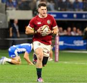 28 June 2025; Dan Sheehan of British & Irish Lions runs through to score his side's first try during the tour match between Western Force and the British & Irish Lions at Optus Stadium in Perth, Australia. Photo by Steve Christo/Sportsfile