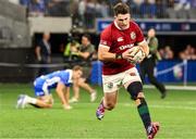 28 June 2025; Dan Sheehan of British & Irish Lions runs through to score his side's first try during the tour match between Western Force and the British & Irish Lions at Optus Stadium in Perth, Australia. Photo by Steve Christo/Sportsfile