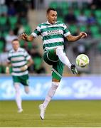 27 June 2025; Graham Burke of Shamrock Rovers during the SSE Airtricity Men's Premier Division match between Shamrock Rovers and Waterford at Tallaght Stadium in Dublin. Photo by Thomas Flinkow/Sportsfile