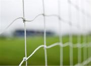 28 June 2025; A detailed view of goal netting before the FAI Women's Under-17 Cup final match between Athenry FC and Callan United at Fairview Rangers AFC in Limerick. Photo by Thomas Flinkow/Sportsfile