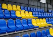 28 June 2025; A general view of seating before the FAI Women's Under-17 Cup final match between Athenry FC and Callan United at Fairview Rangers AFC in Limerick. Photo by Thomas Flinkow/Sportsfile