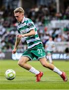 27 June 2025; Michael Noonan of Shamrock Rovers during the SSE Airtricity Men's Premier Division match between Shamrock Rovers and Waterford at Tallaght Stadium in Dublin. Photo by Thomas Flinkow/Sportsfile
