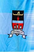 28 June 2025; The Callan United crest is seen on a jersey before the FAI Women's Under-17 Cup final match between Athenry FC and Callan United at Fairview Rangers AFC in Limerick. Photo by Thomas Flinkow/Sportsfile