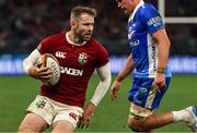 28 June 2025; Elliot Daly of British & Irish Lions runs in his second and his side's seventh try during the tour match between Western Force and the British & Irish Lions at Optus Stadium in Perth, Australia. Photo by Steve Christo/Sportsfile