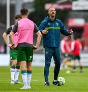 27 June 2025; Cork City assistant manager David Meyler before the SSE Airtricity Men's Premier Division match between Cork City and St Patrick's Athletic at Turner's Cross in Cork. Photo by Brendan Moran/Sportsfile