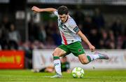 27 June 2025; Kitt Nelson of Cork City during the SSE Airtricity Men's Premier Division match between Cork City and St Patrick's Athletic at Turner's Cross in Cork. Photo by Brendan Moran/Sportsfile