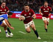28 June 2025; Rónan Kelleher of British & Irish Lions makes a break during the tour match between Western Force and the British & Irish Lions at Optus Stadium in Perth, Australia. Photo by Steve Christo/Sportsfile